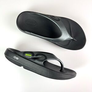 OOFOS Ooriginal Sport Flip Flop Sandals Graphite Size Men’s 9 Women’s 11